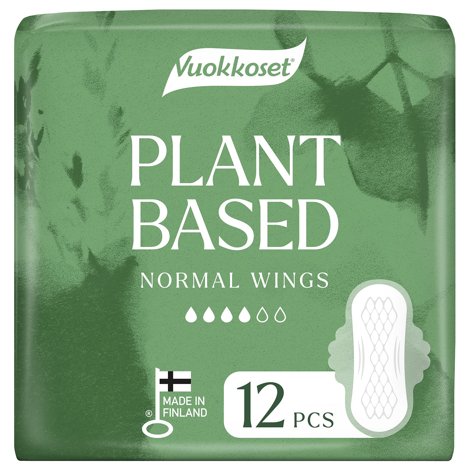Plant Based Normal Wings side, 12 kpl