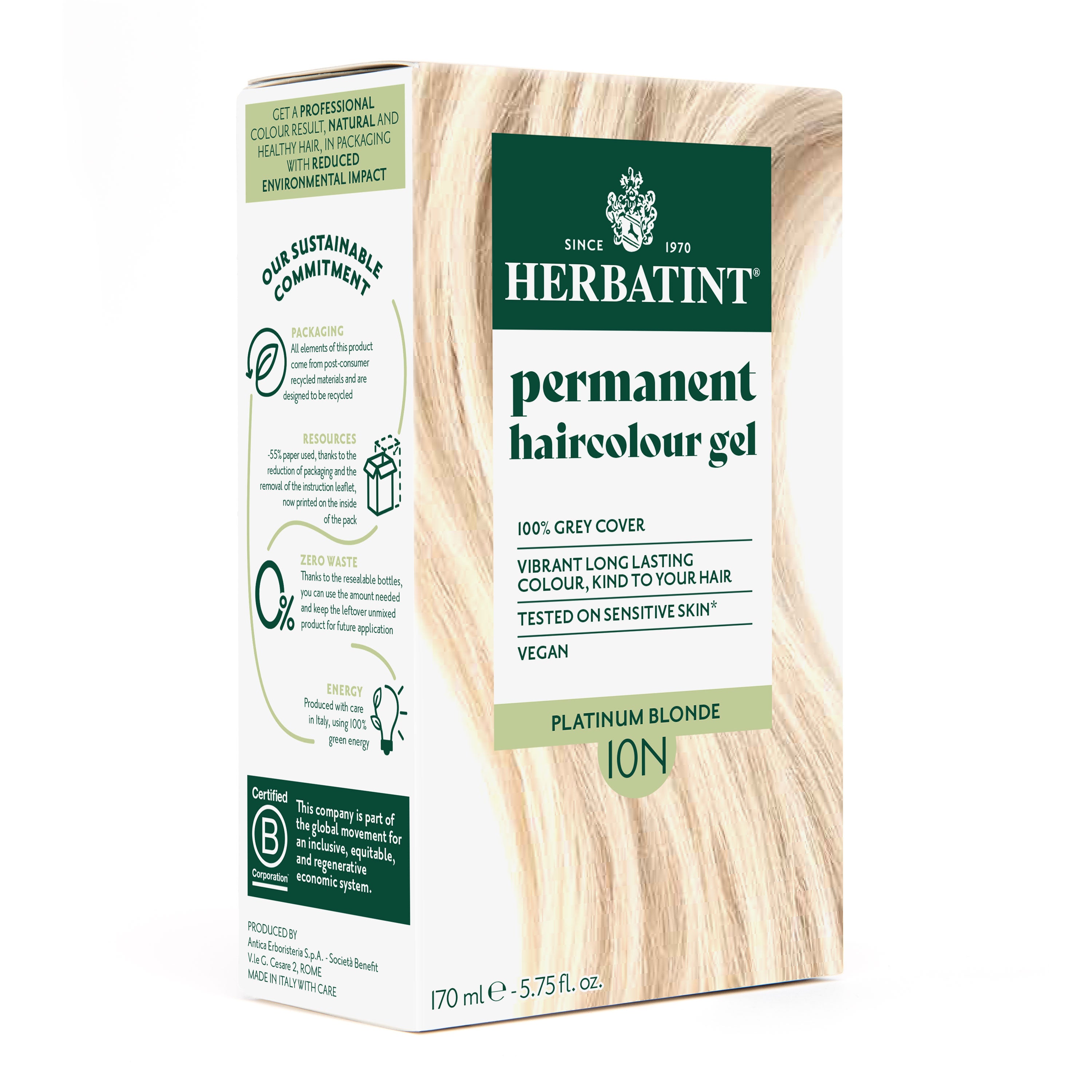 Kestoväri 10N, Platinum Blonde, 170 ml