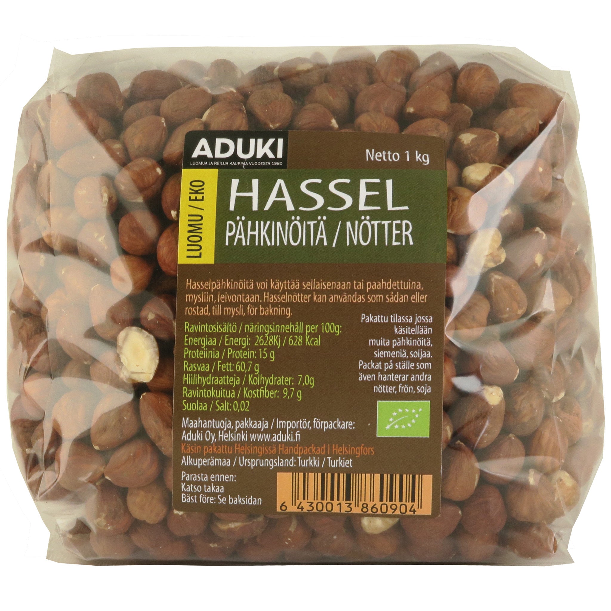 Hasselpähkinät, 1 kg