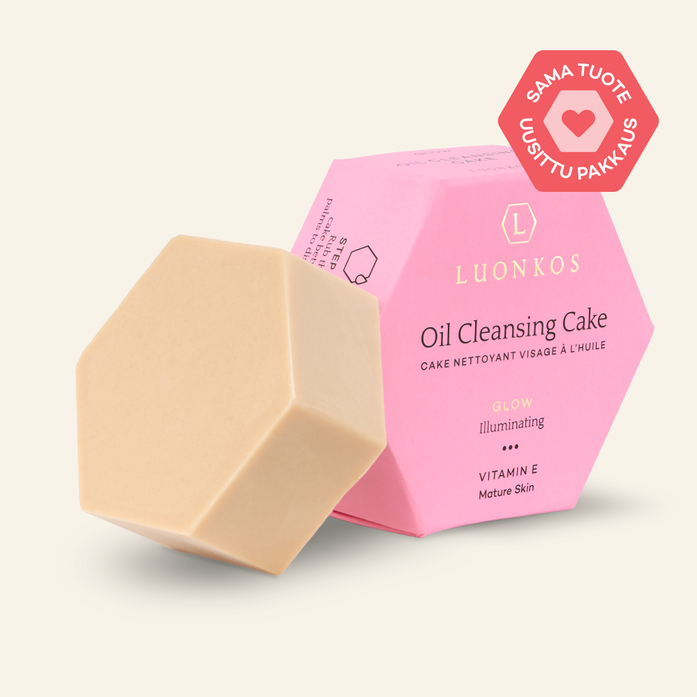 Glow facial oil cleansing cake, 55 g