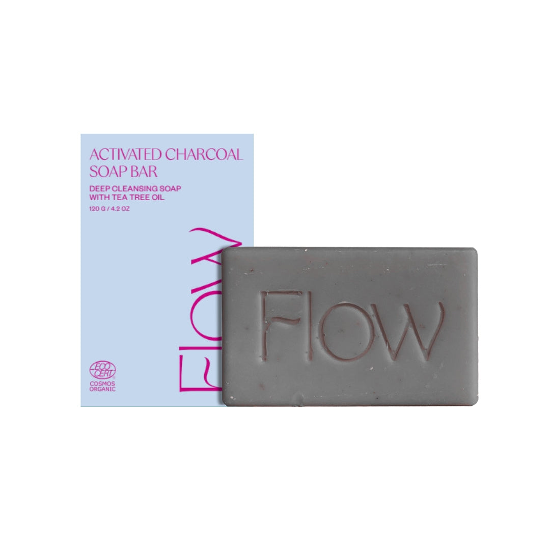 Activated Charcoal Soap Bar, 120 g - aktiivihiili teepuusaippua
