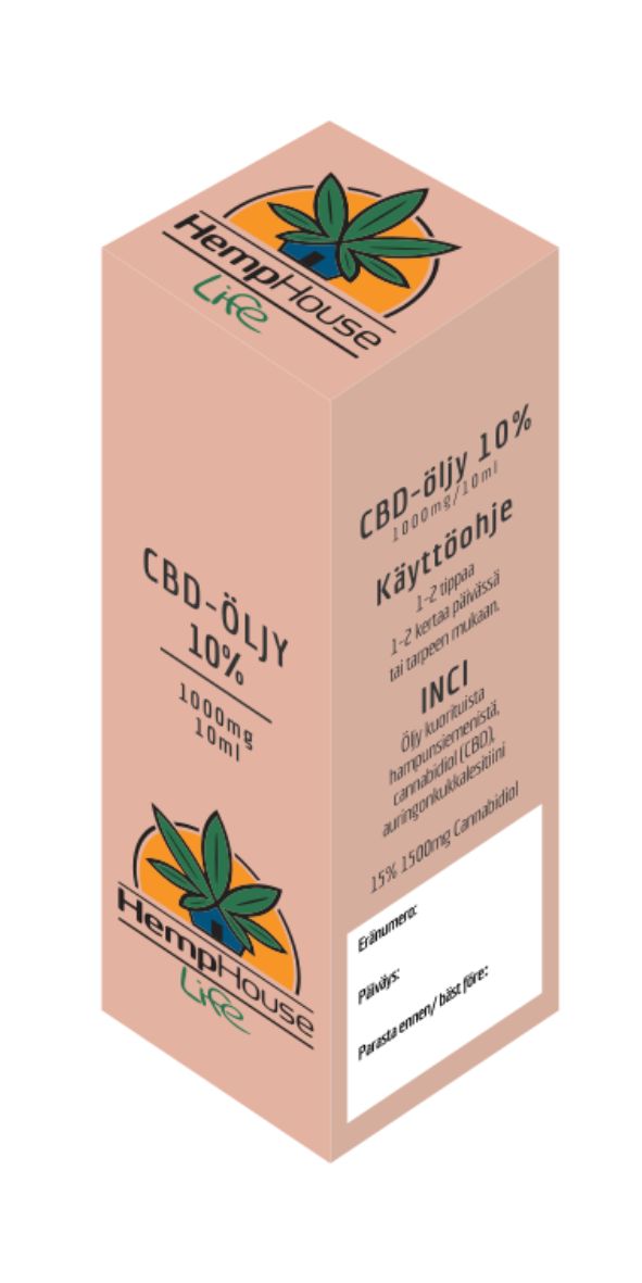 CBD-öljy 10%, 10 ml