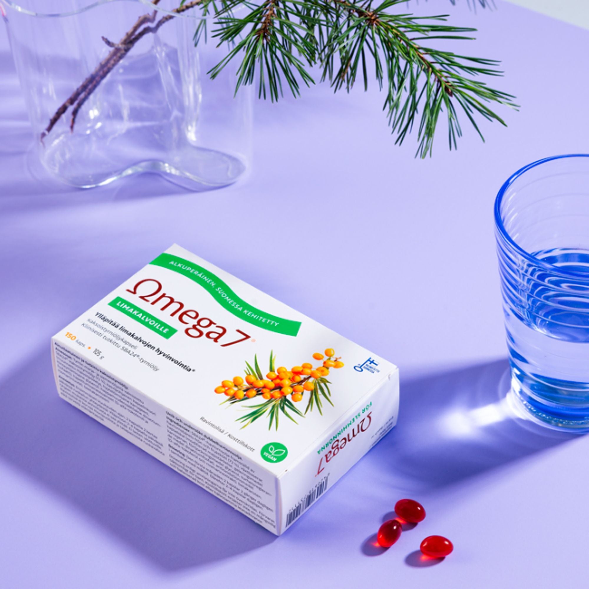 Omega7 SBA24® Kaksoistyrniöljykapseli, 150 kaps