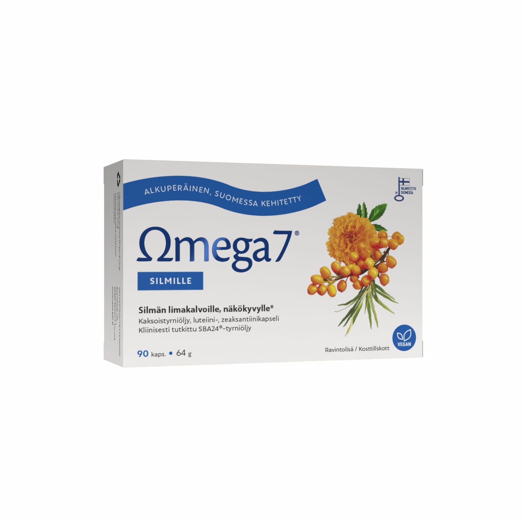 Omega7 SBA24® + Luteiini Silmille, 90 kaps
