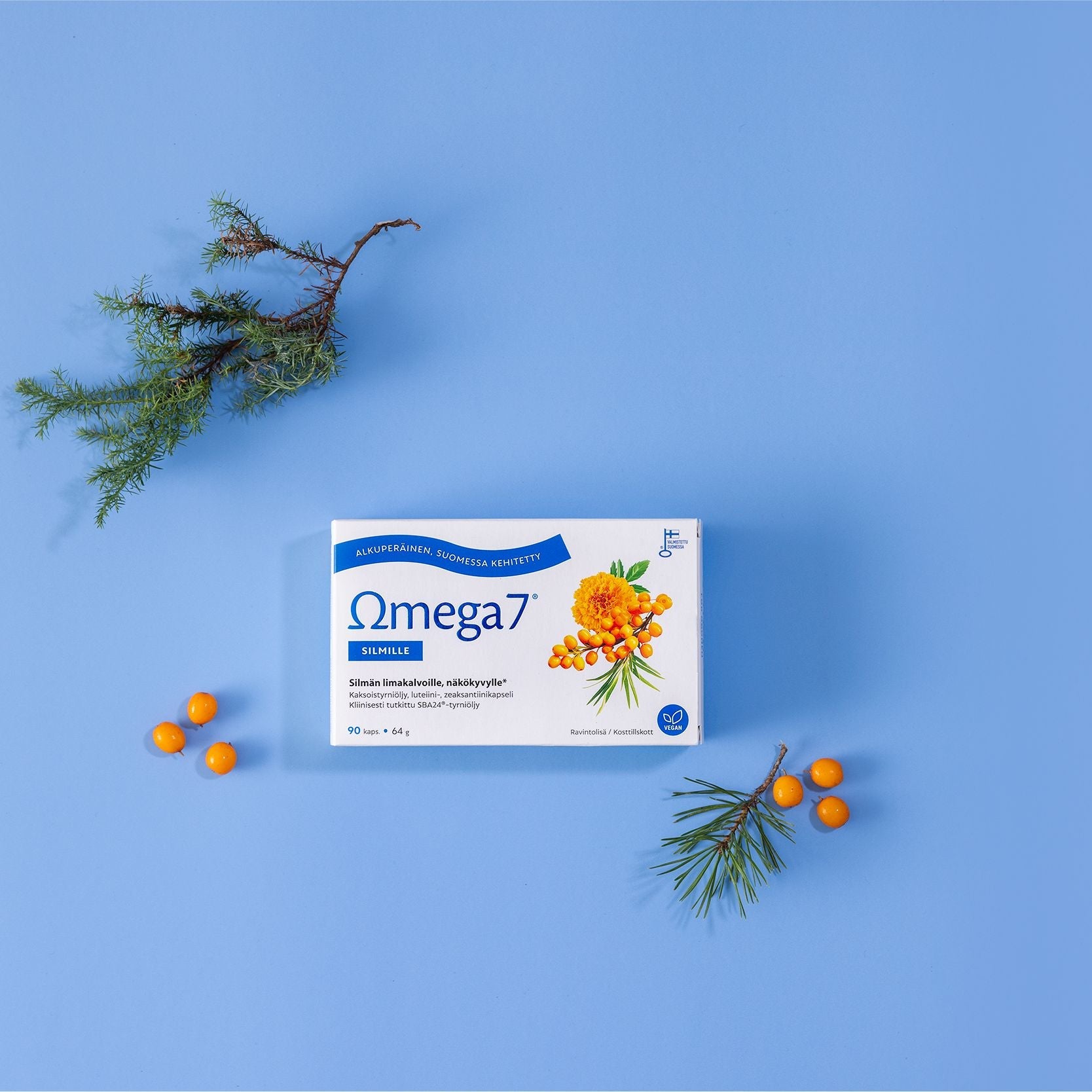 Omega7 SBA24® + Luteiini Silmille, 90 kaps