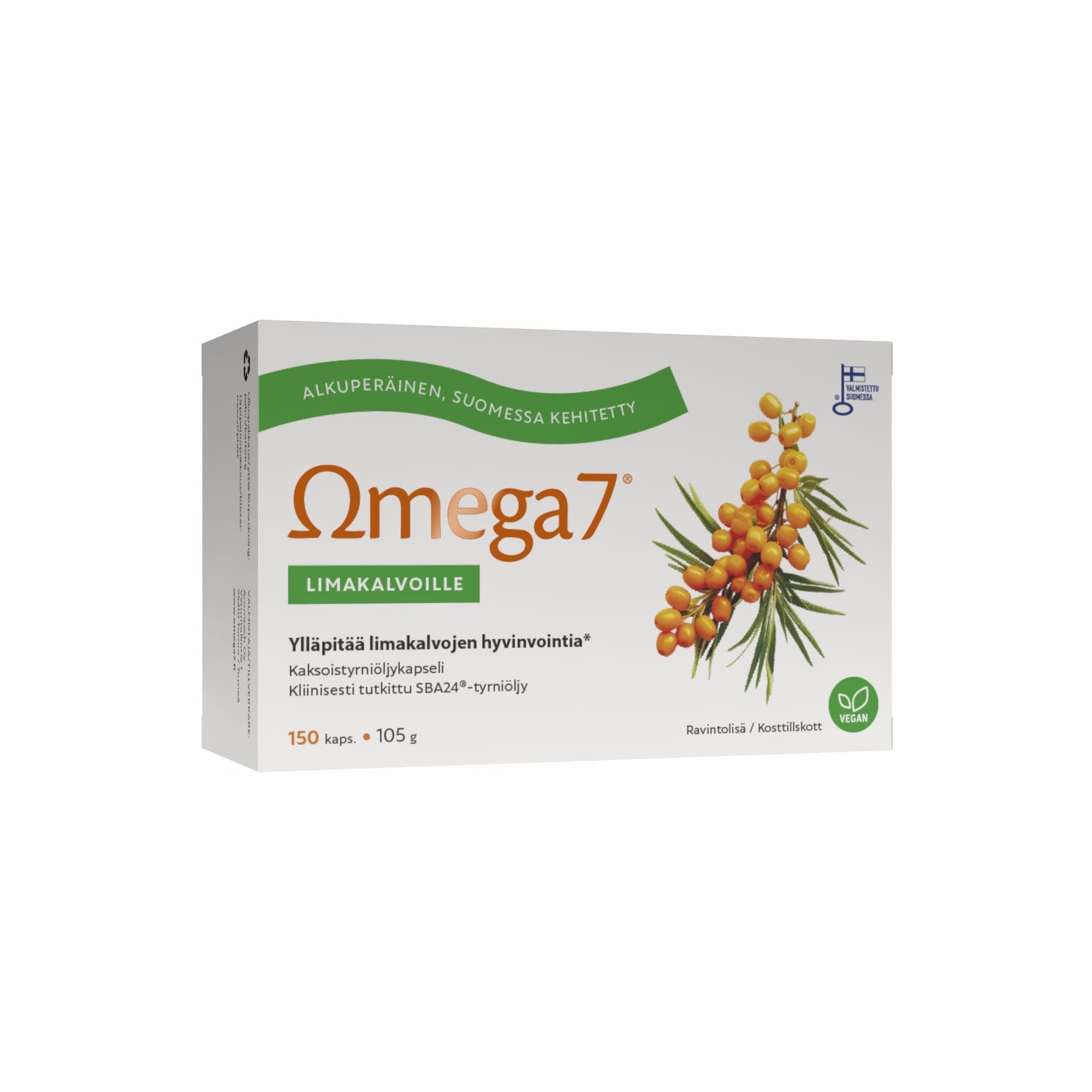 Omega7 SBA24® Kaksoistyrniöljykapseli, 150 kaps