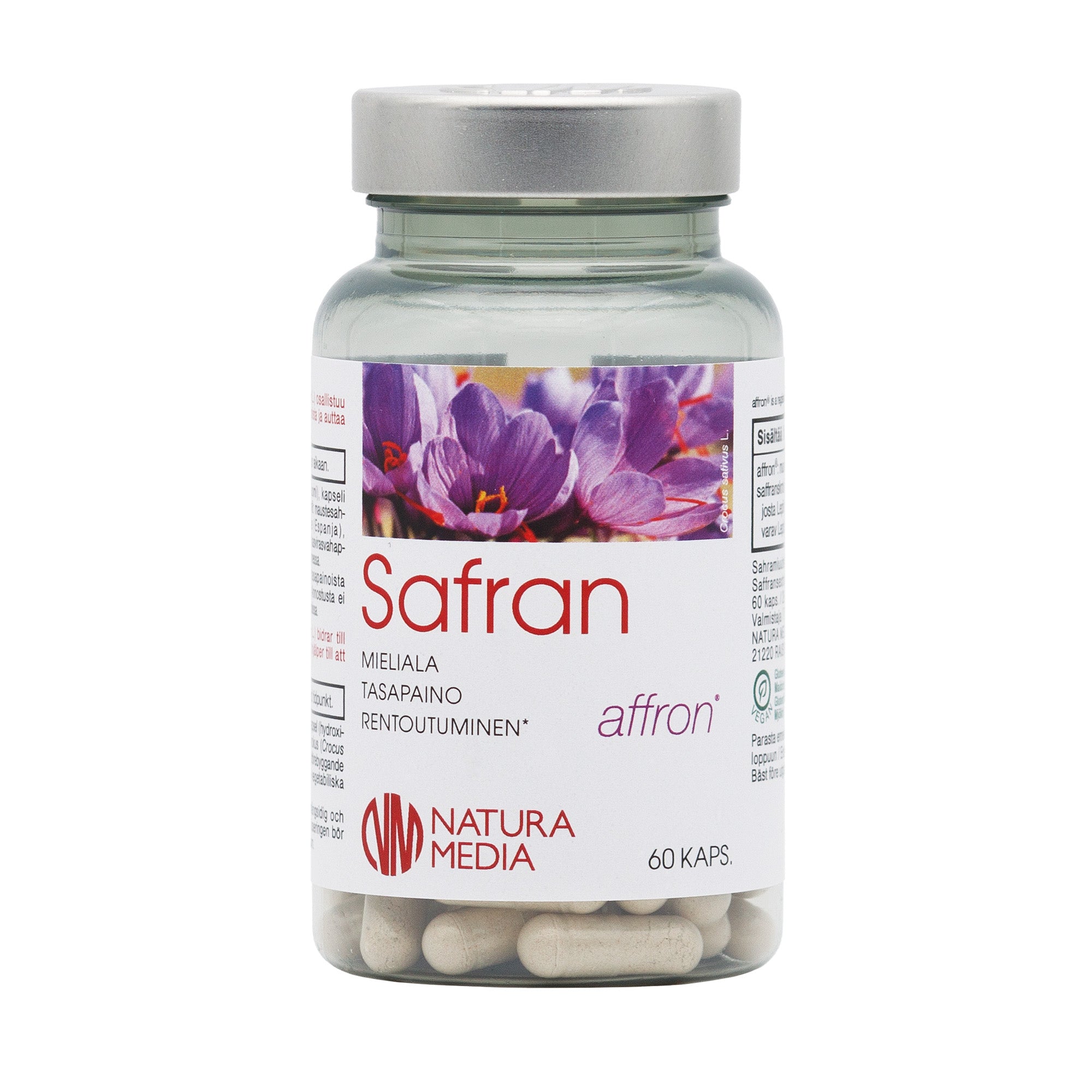 Safran – affron®, 60 kaps - sahramiuutekapselit