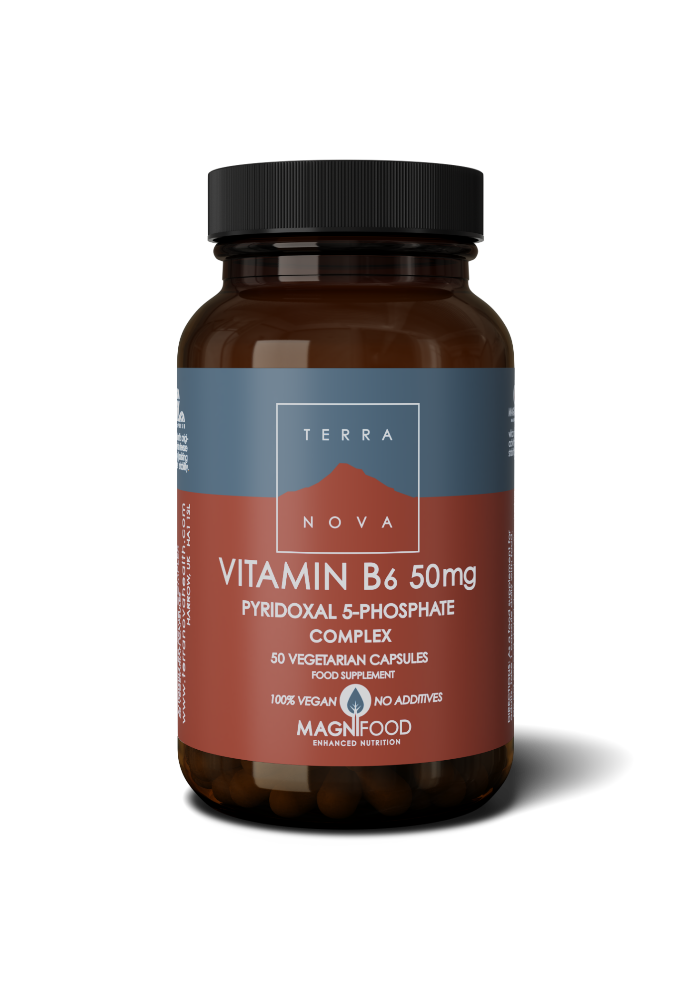 B6-vitamiini P5-P 50mg, 50 kpl (Vitamin B6 50 mg Pyridoxal 5-phosphate complex), 27 g