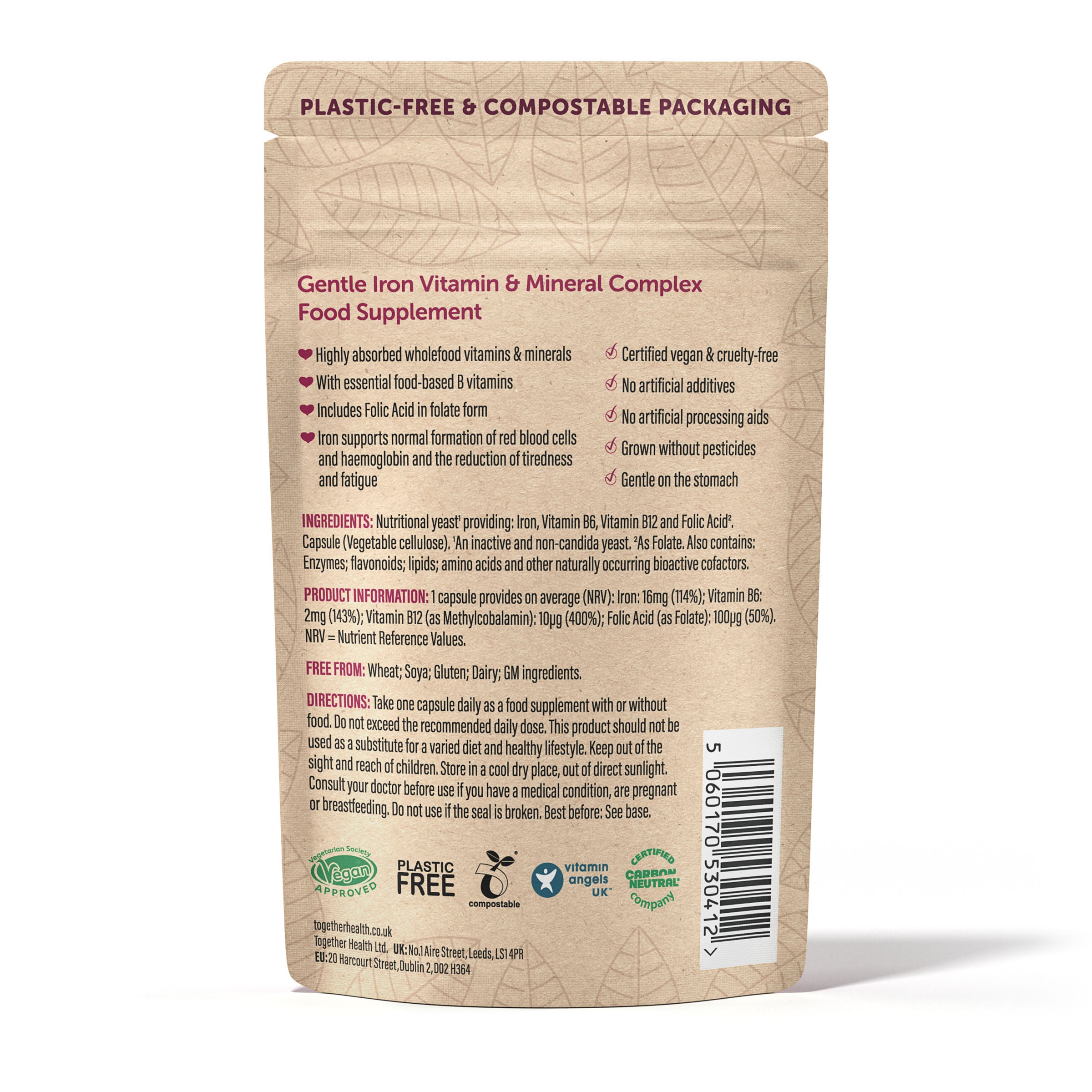 Gentle Iron Complex, 30 kpl - rautavalmiste