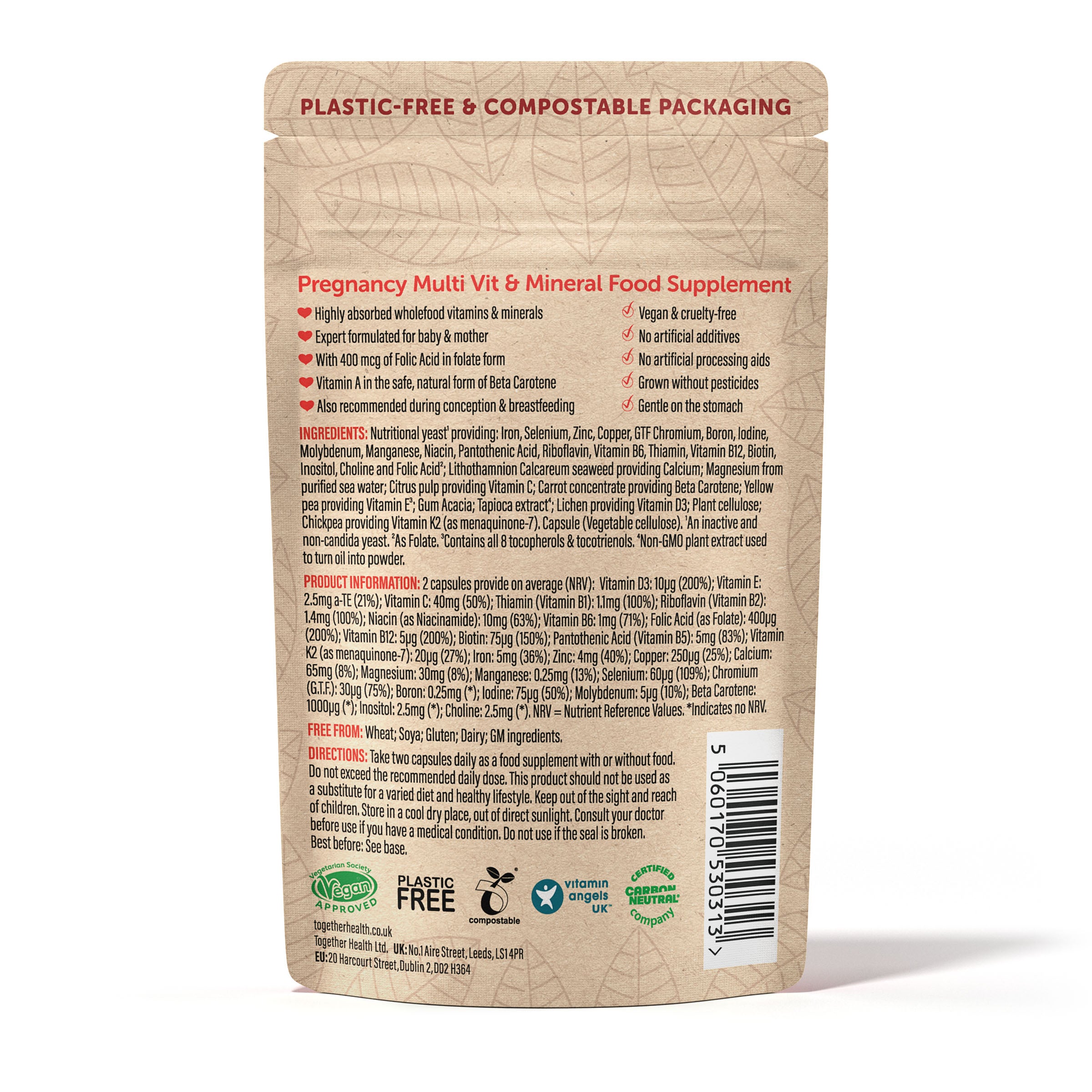 Raskausajan monivitamiini, 60 kpl