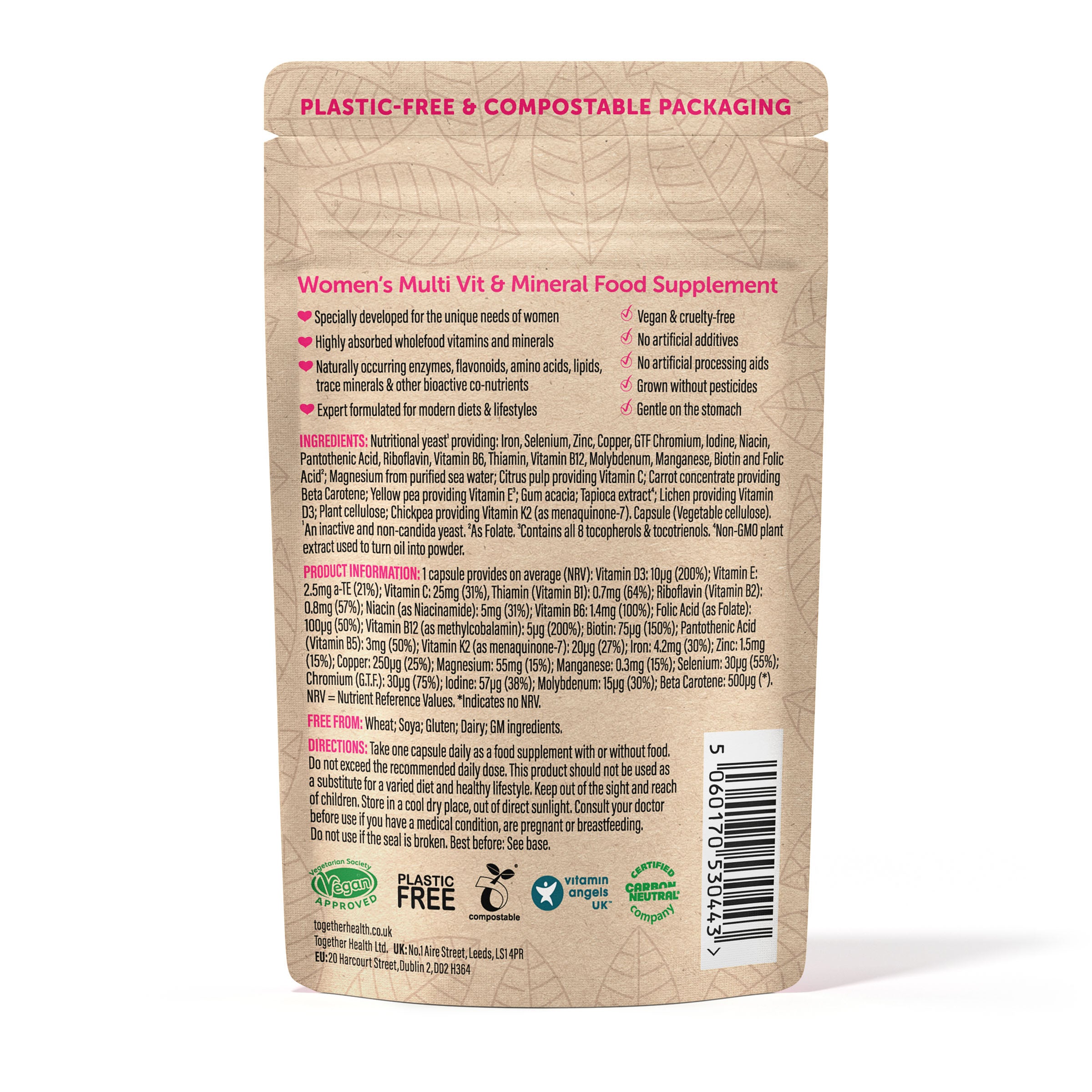 Naisten monivitamiini, 30 kpl