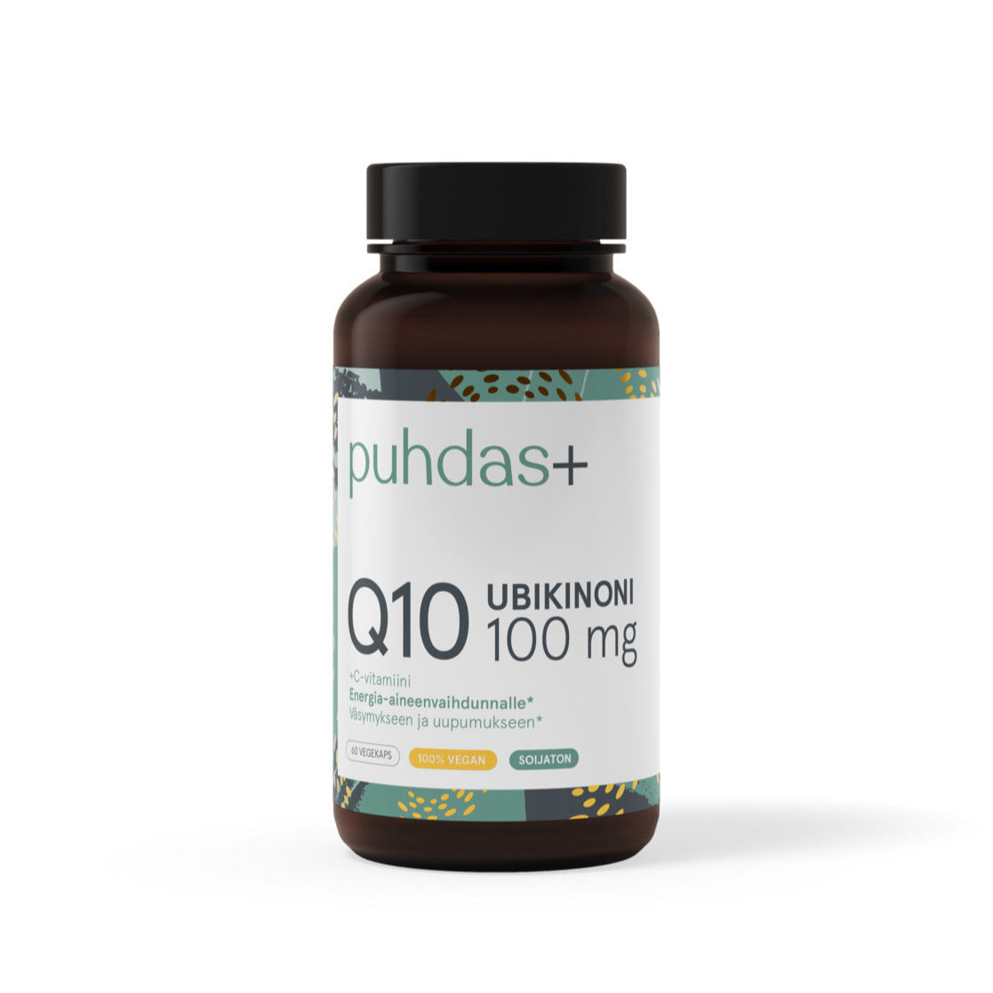 Ubikinoni, koentsyymi CoQ10 + C-vitamiini, 60 kaps.
