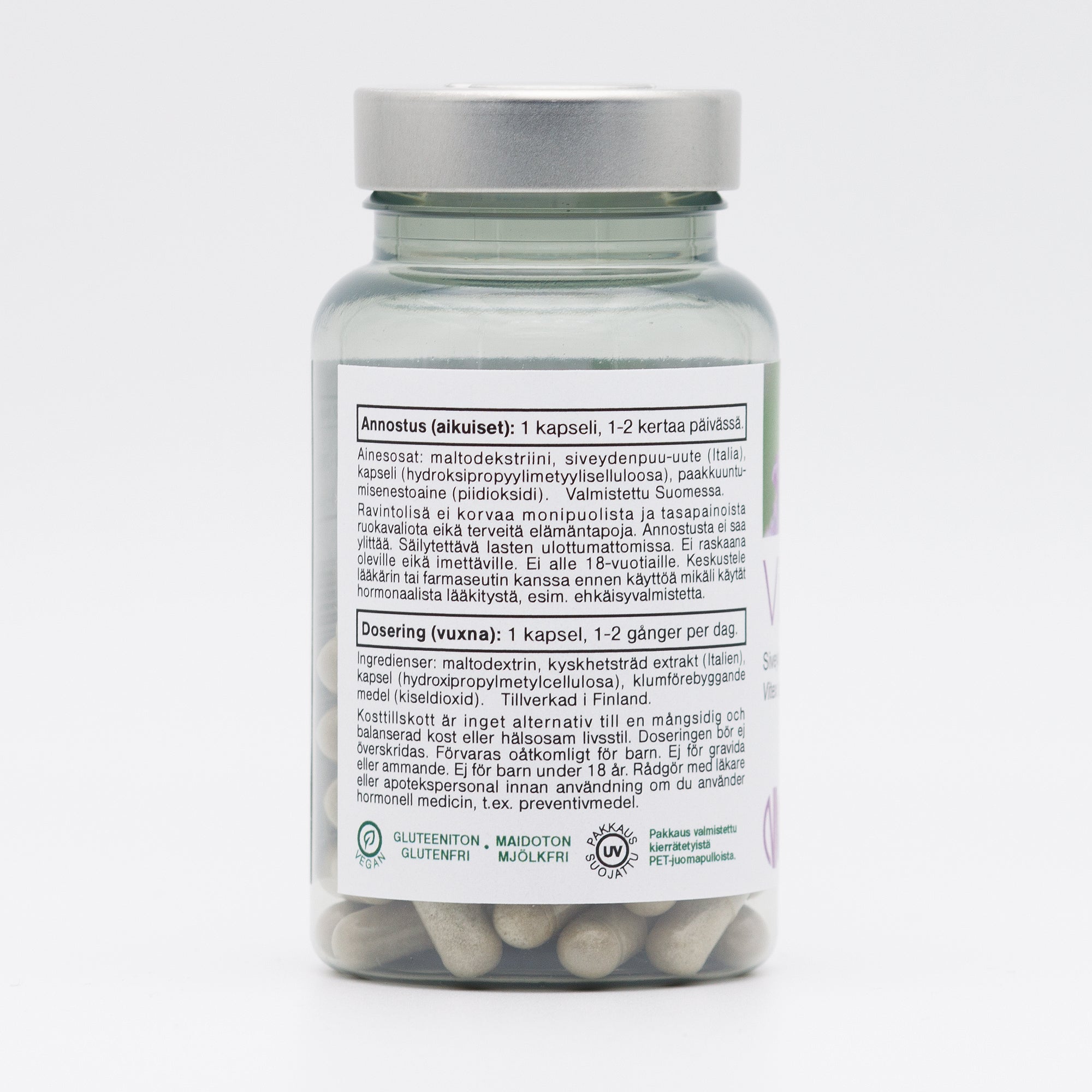 Vitex siveydenpuu, 60 kaps