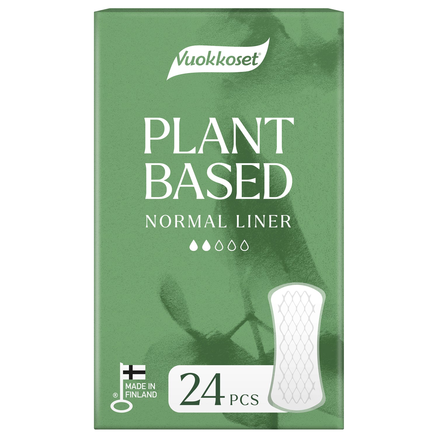 Plant Based Normal pikkuhousunsuoja, 24 kpl