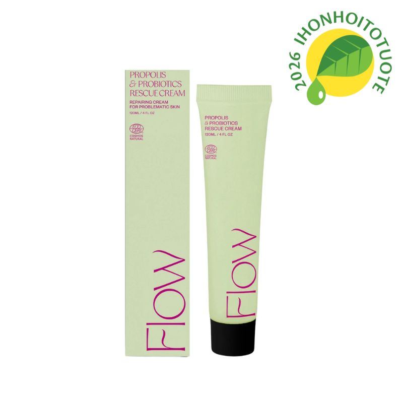 Vuoden 2026 paras ihonhoitotuote Flow Cosmetics Propolis & Probiotics Rescue Cream