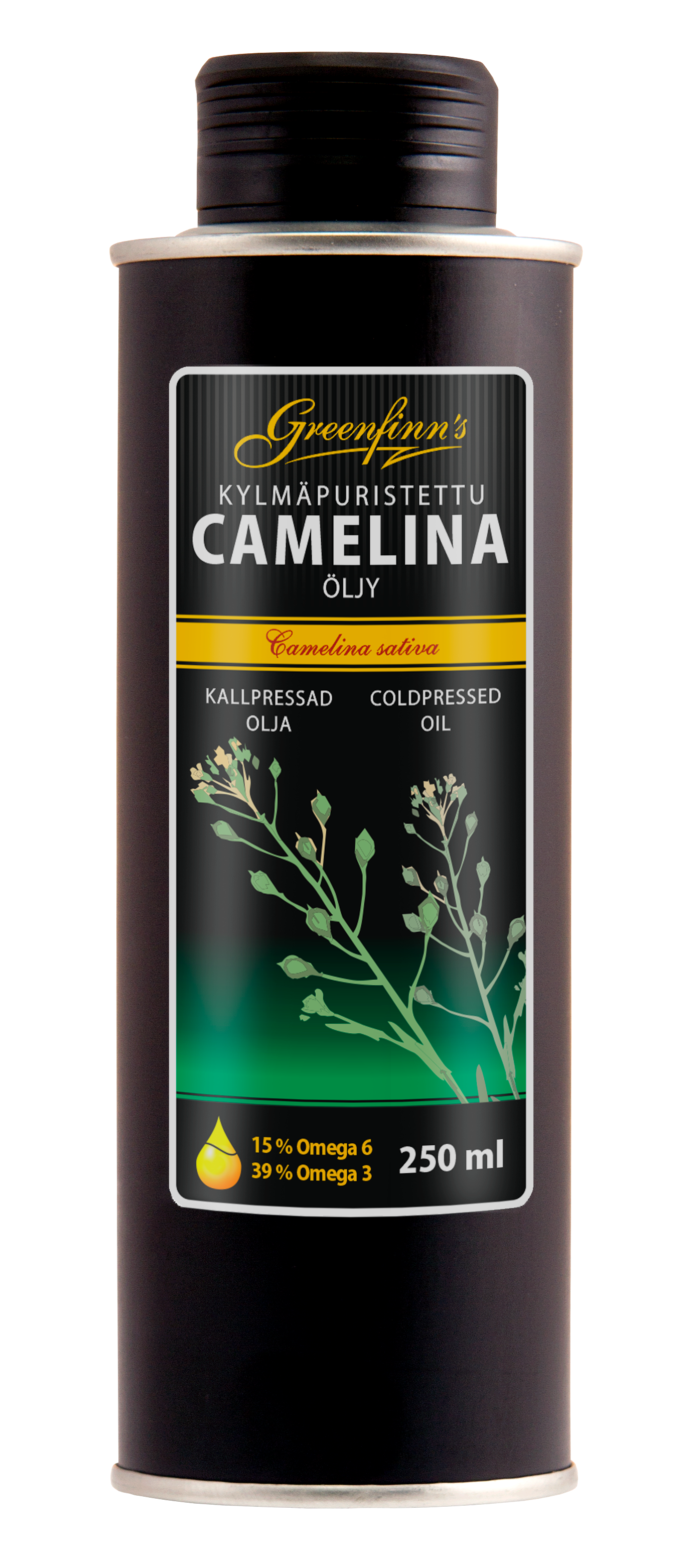 Camelinaöljy (kitupellavaöljy, ruistankioöljy), 250 ml