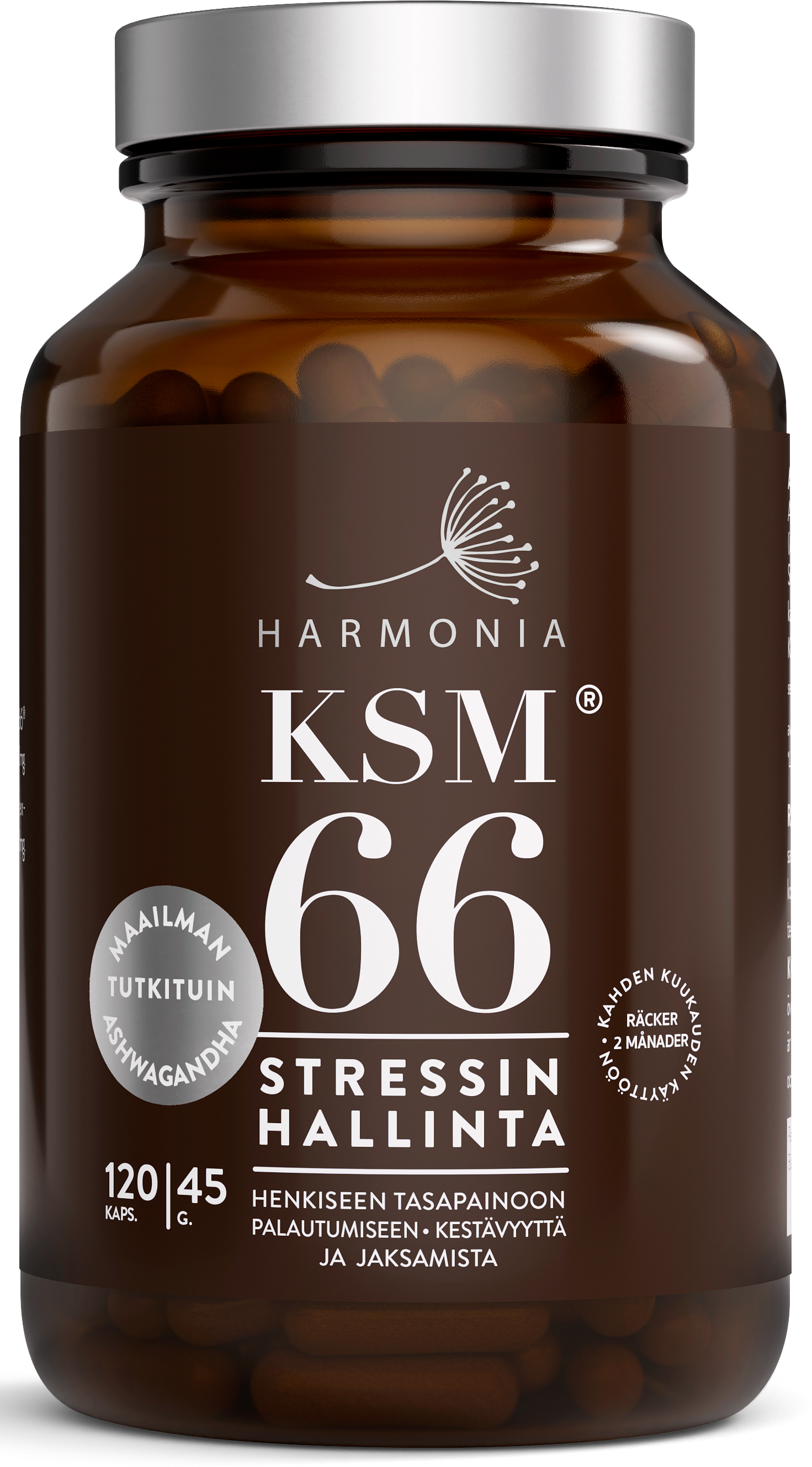 KSM66-ashwagandhakapselit, 45 g