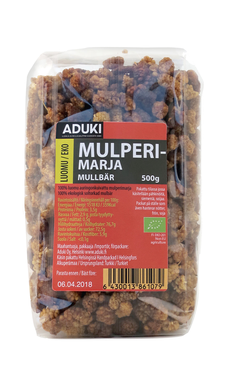Aduki Mulperimarjat (mulperit), 500 g.
