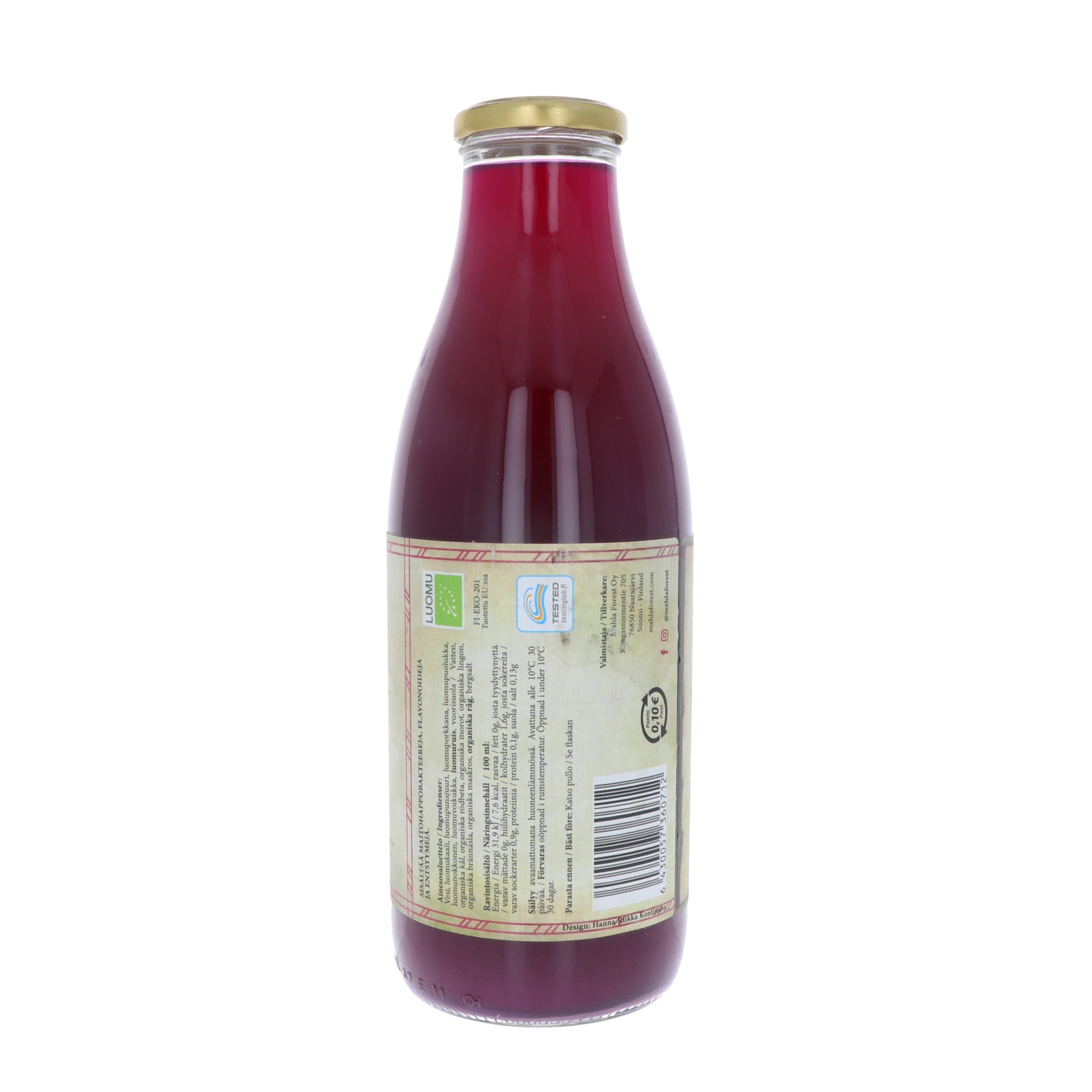 Maitohappobakteerijuoma, 1L, 1000 ml