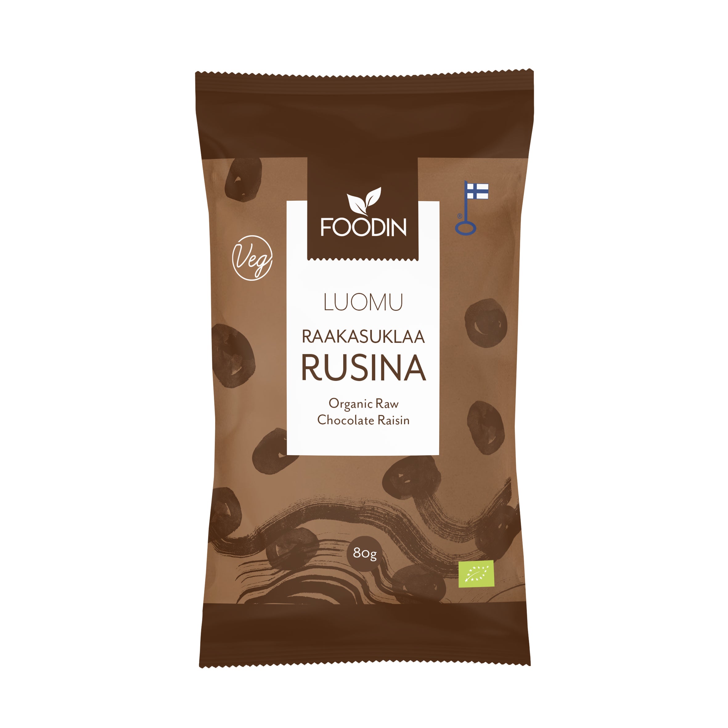 Raakasuklaarusina, 80 g