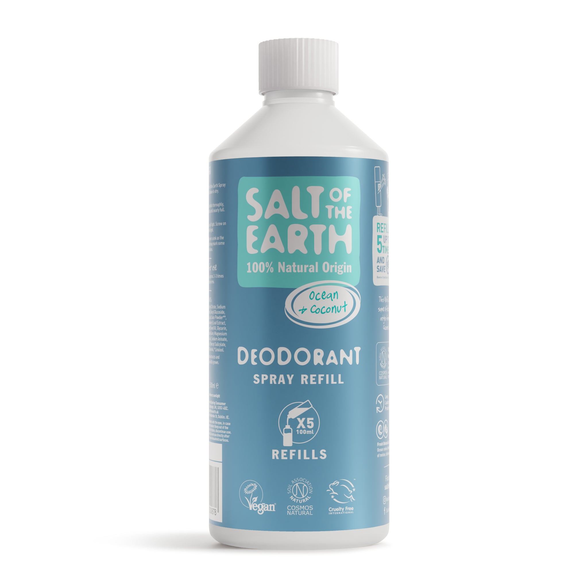 Meri&Kookos spray deo täyttöpullo 500 ml