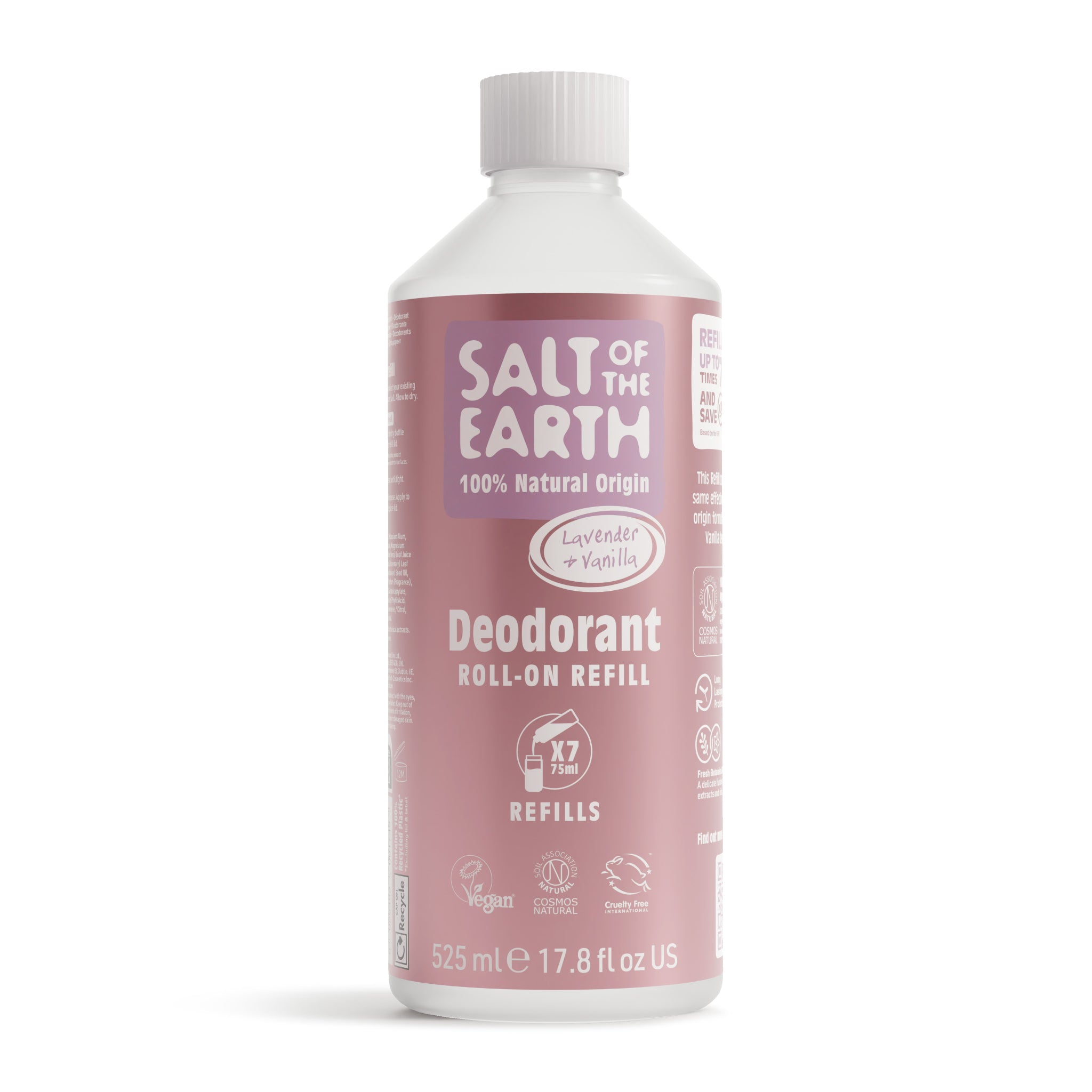 Laventeli&vanilja roll-on täyttöpullo 525 ml