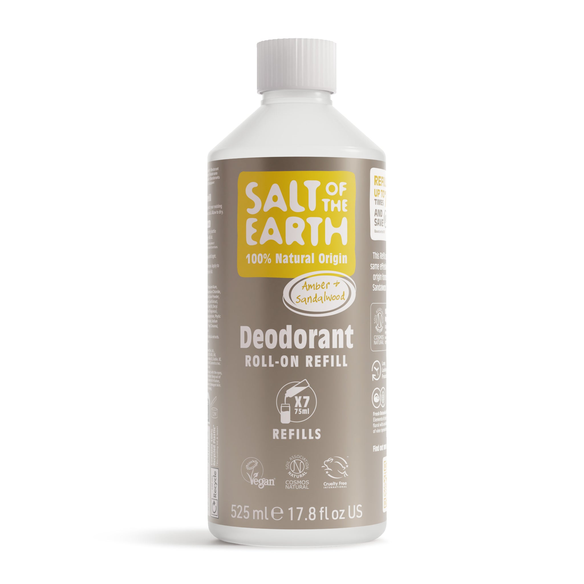 Meripihka&santelipuu roll-on täyttöpullo 525 ml