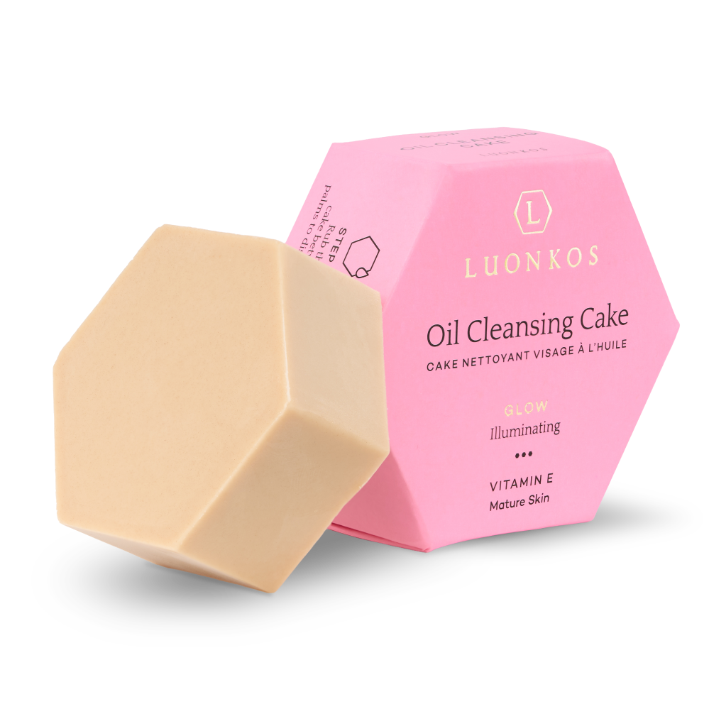 Glow facial oil cleansing cake, 55 g