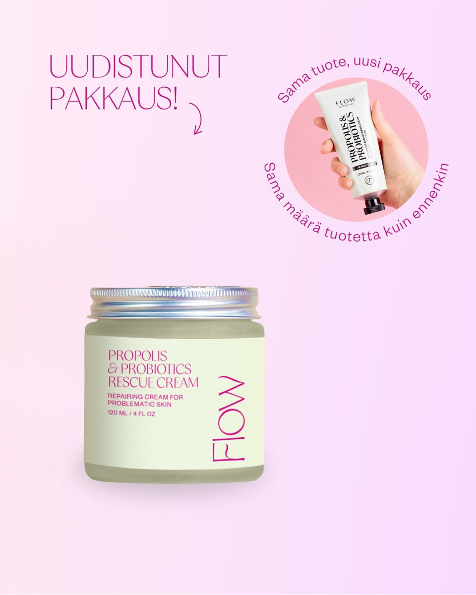 Propolis & Probiotics Resque Cream, 120 ml - hoitovoide