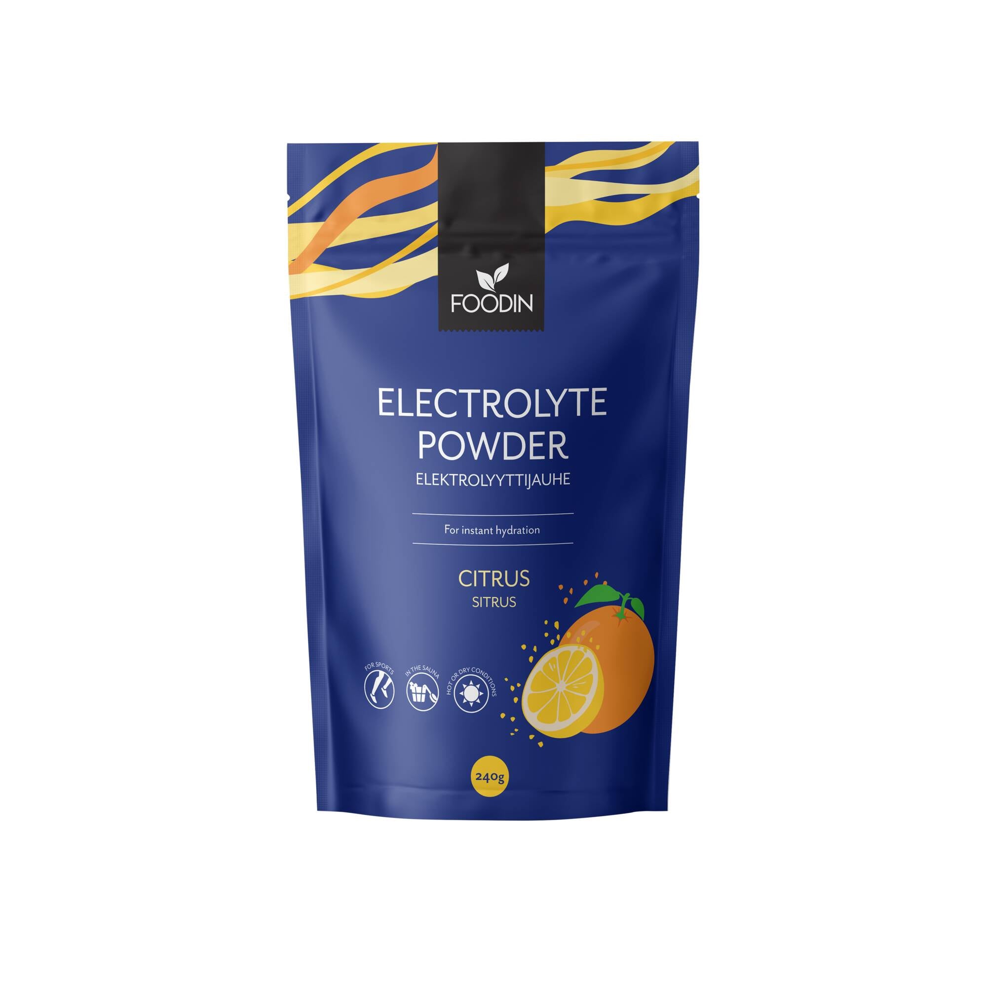 Elektrolyyttijauhe Sitrus, 240 g