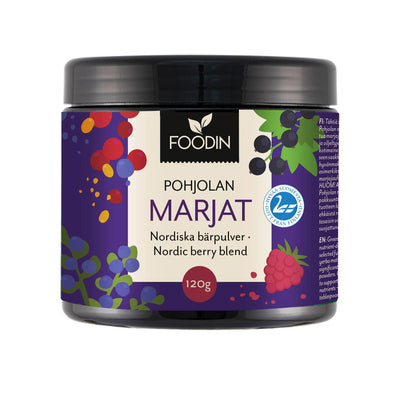 Foodin Pohjolan Marjat kotimainen marjajauhesekoitus