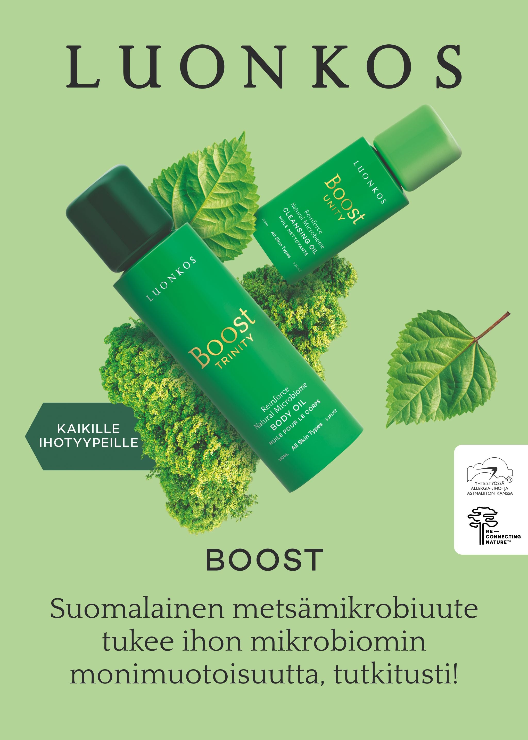 Boost puhdistusöljy kasvoille, 100 ml - Ruohonjuuri