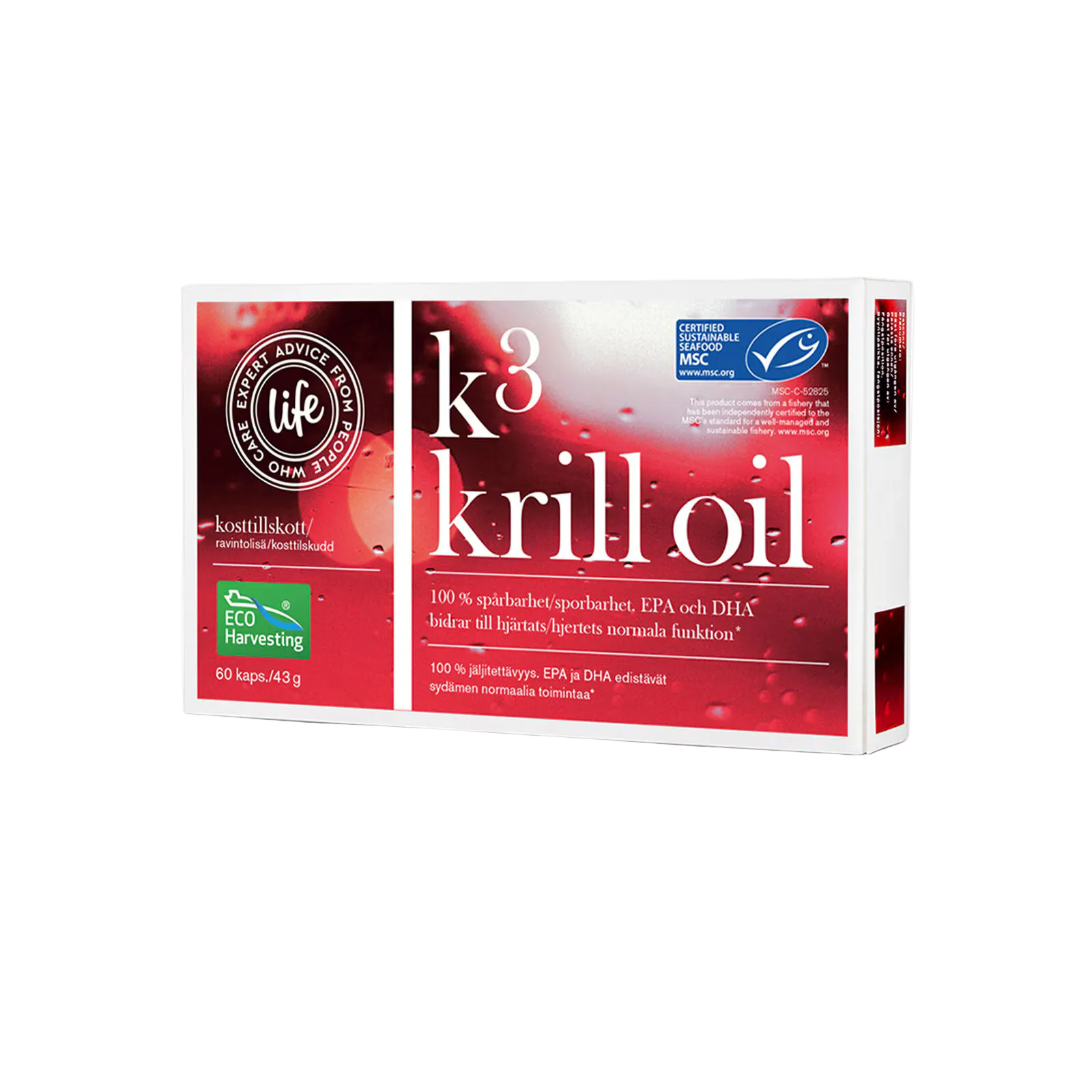 Krilliöljy, 60 kaps