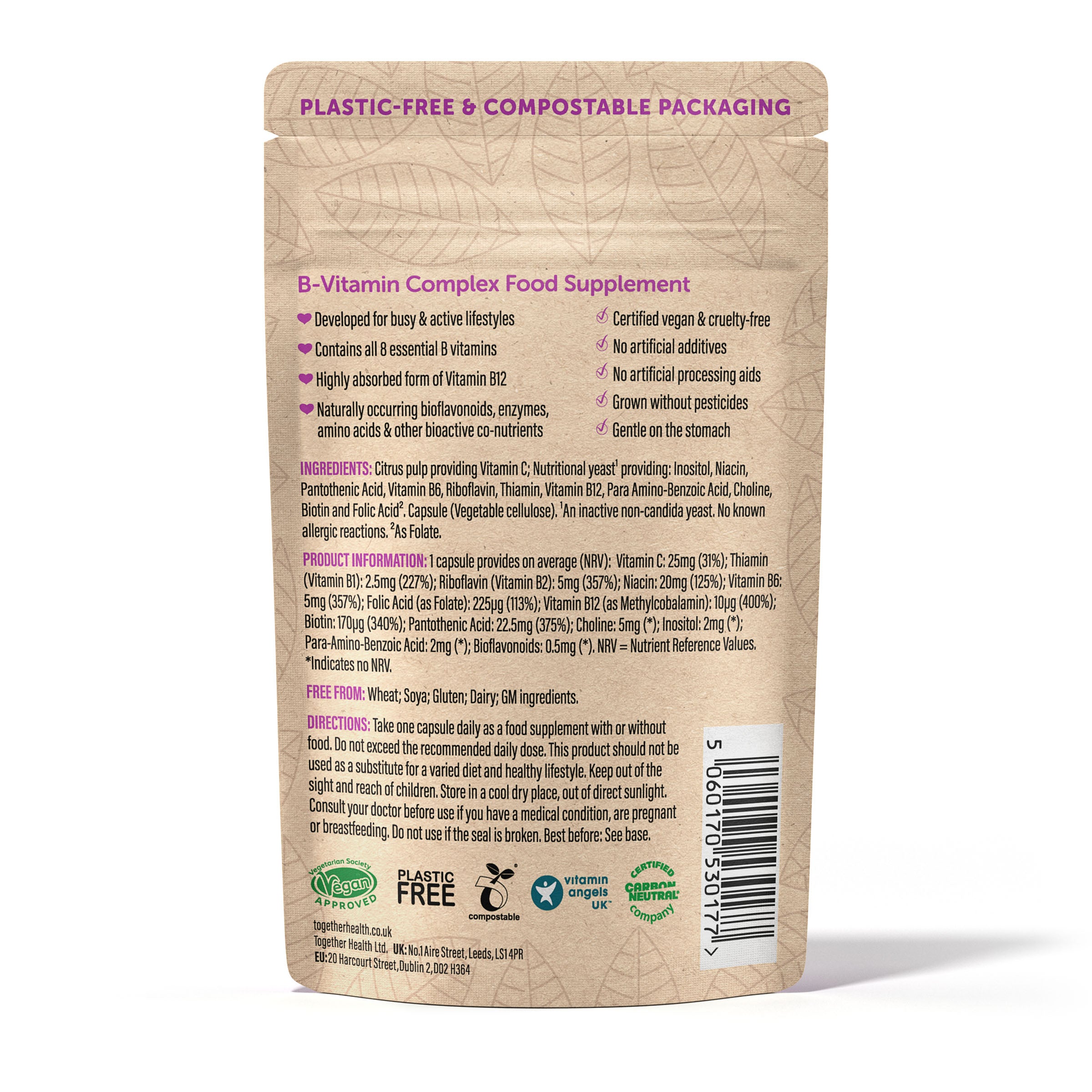 B-vitamin complex, 30 kpl