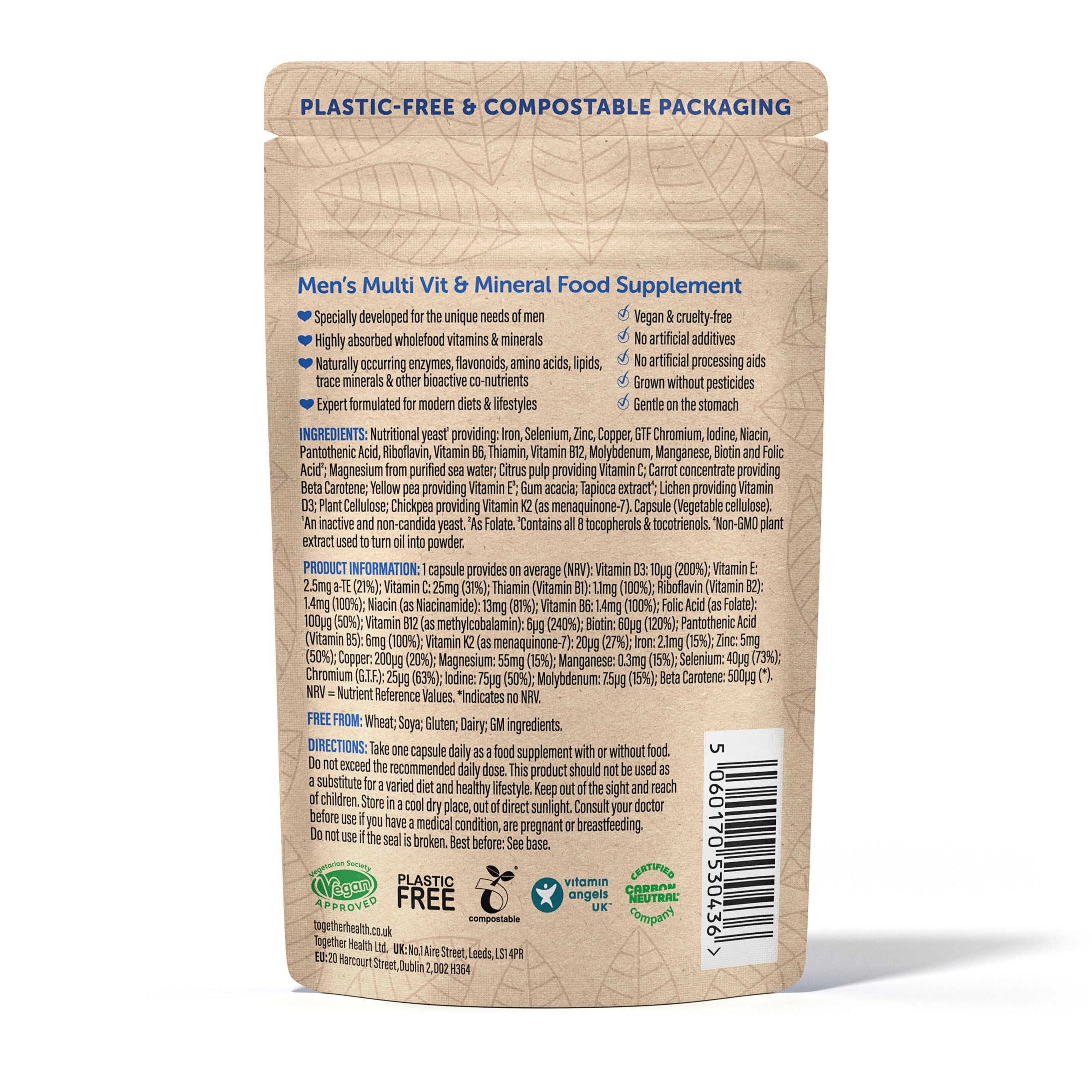 Miesten monivitamiini, 30 kaps