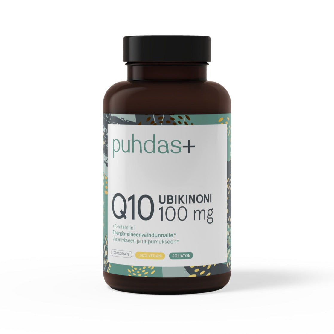 Ubikinoni, koentsyymi CoQ10 + C-vitamiini, 120 kaps.