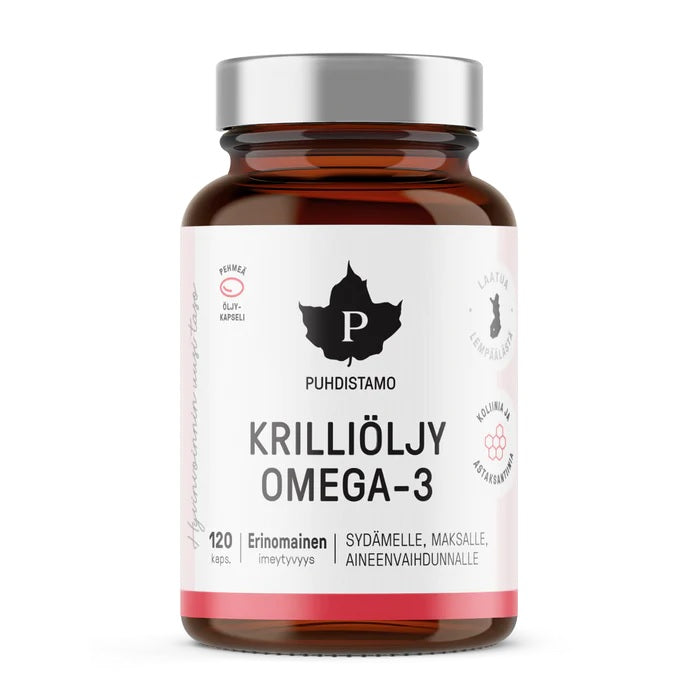 Puhdistamo Omega-3 Krilliöljy
