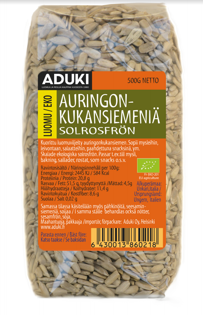 Auringonkukansiemen, 500 g