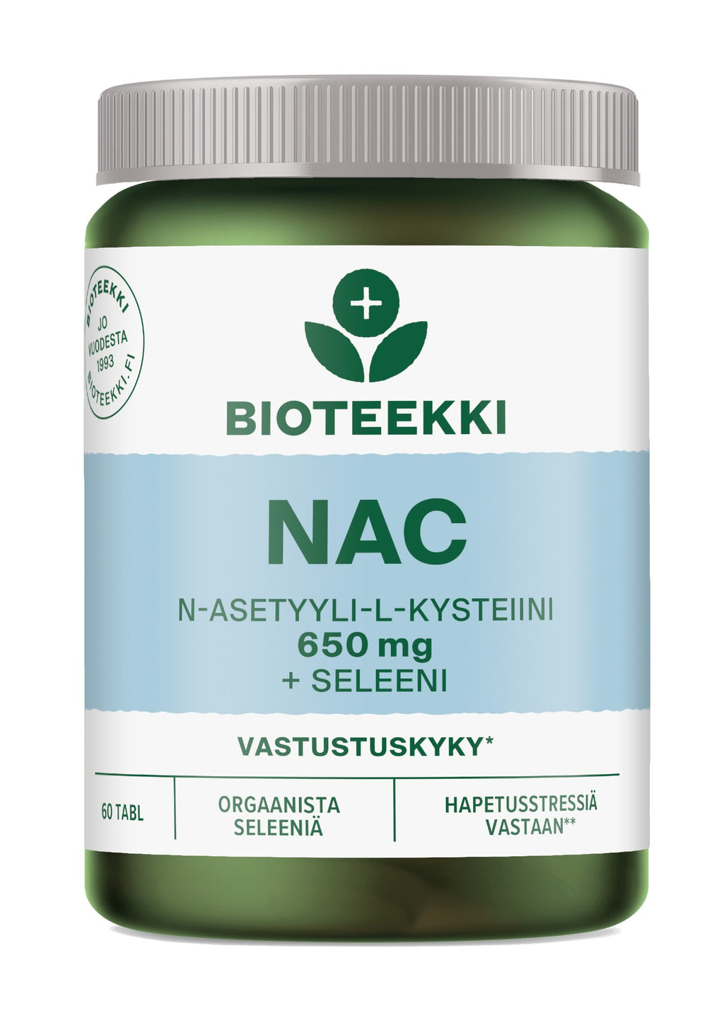 Bioteekki NAC + Seleeni 60 tabl.