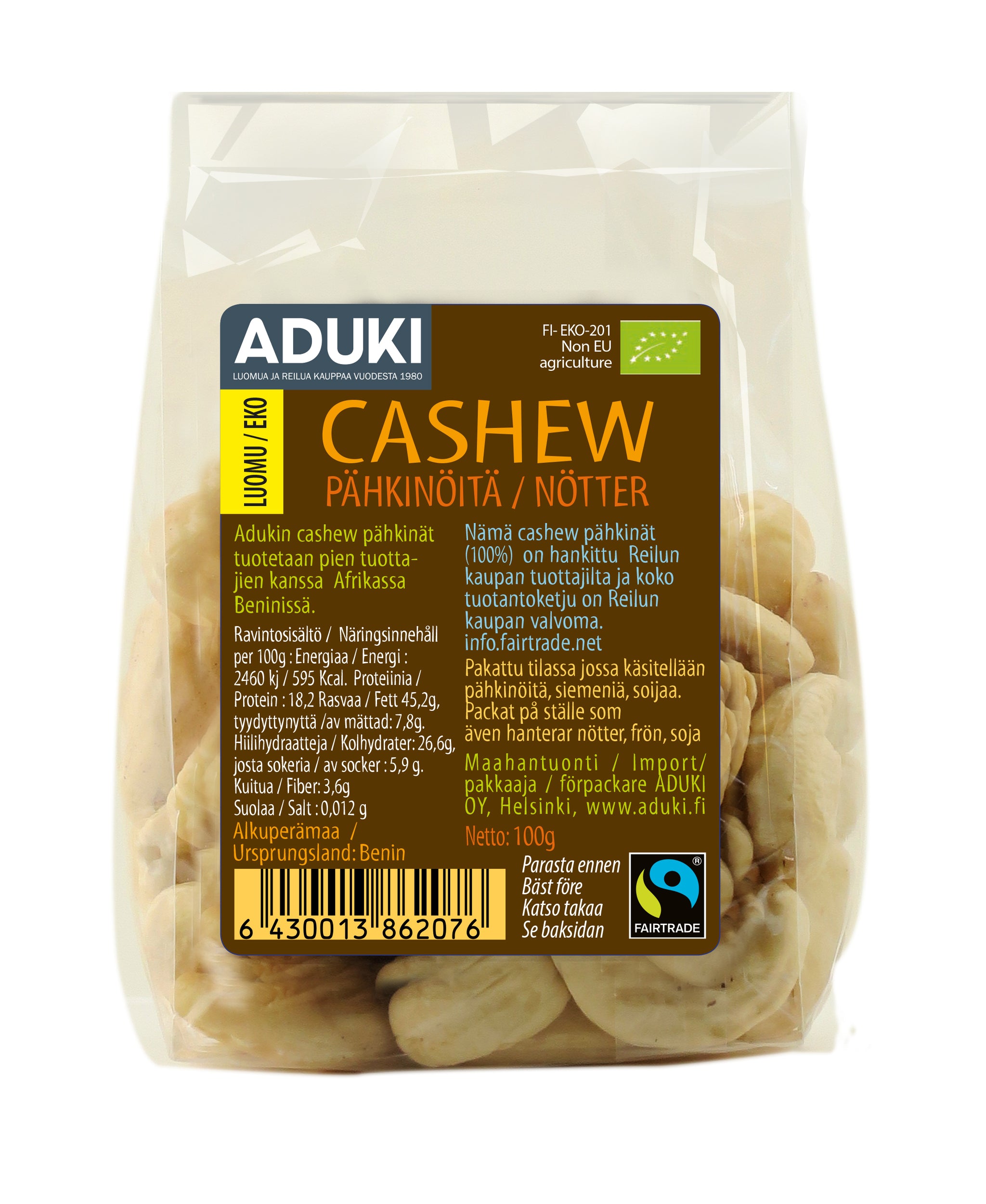 Cashew-pähkinät, 100 g