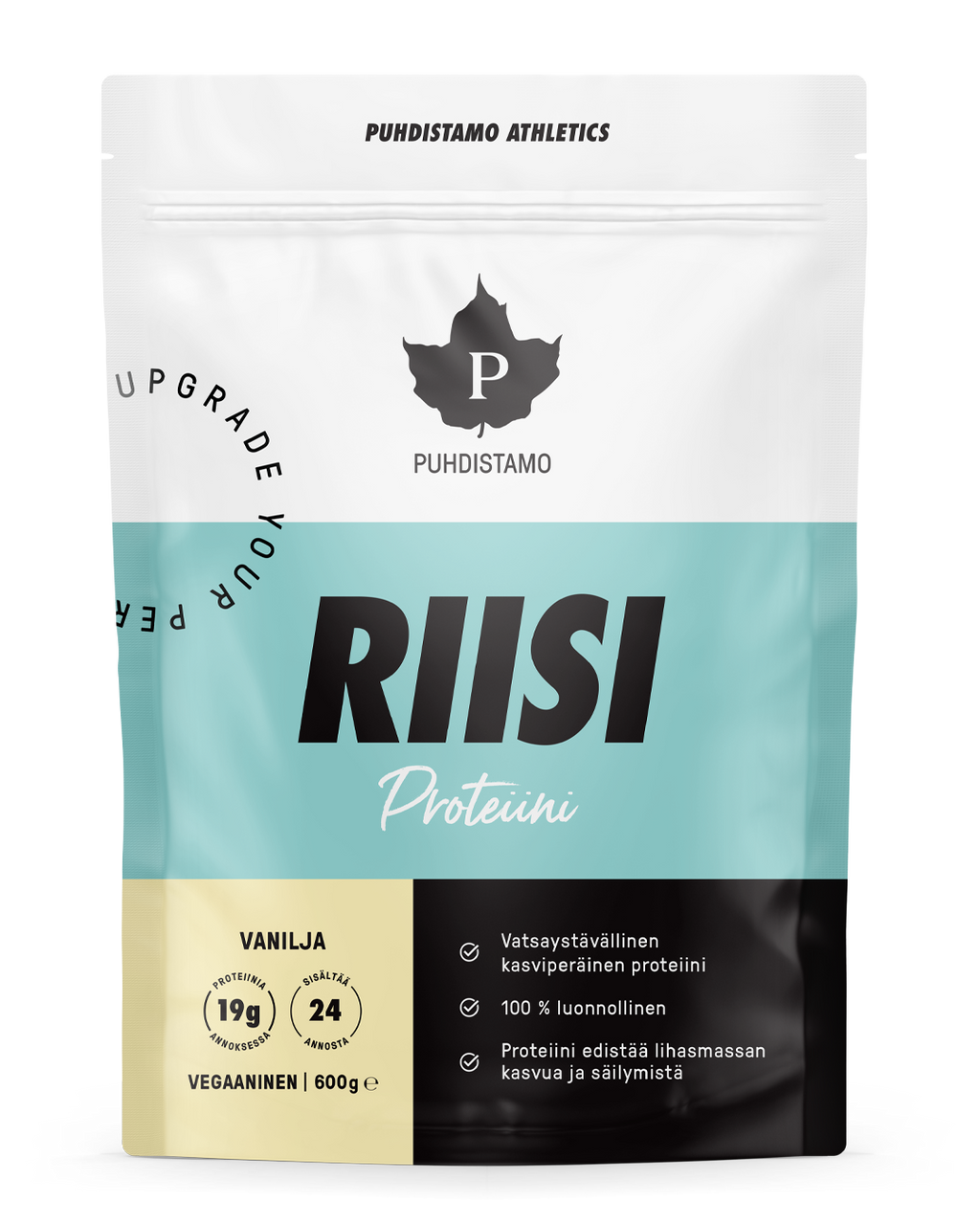 Riisiproteiini, vanilja, 600 g